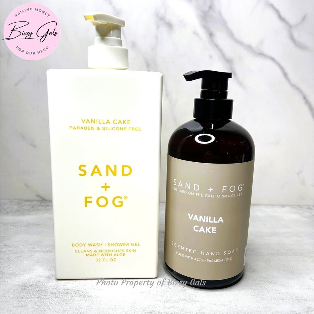 SAND + FOG VANILLA CAKE Hand Soap & Body Wash Shower Gel